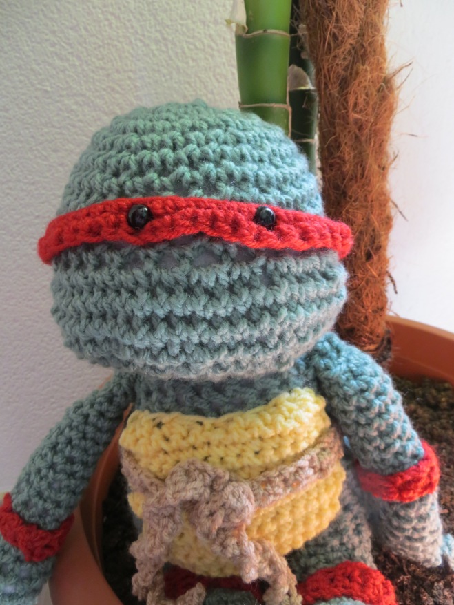 Teenage Mutant Ninja Turtle Crochet project 1