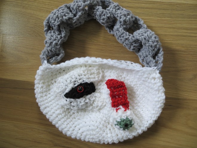 crochet trick or treat bag monster 1