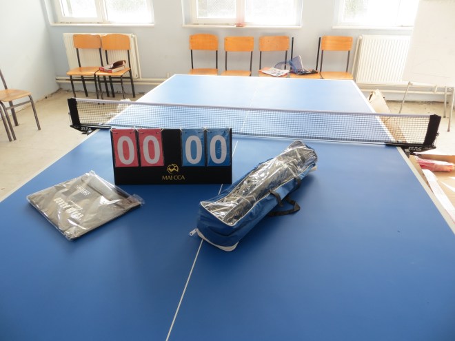 gym at a school in Kosovo