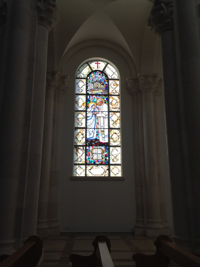stained glass cathedral of saint mother teresa