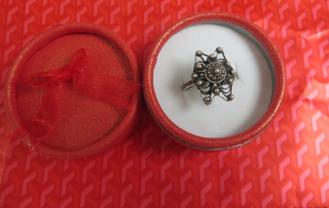 ring gift wrapped