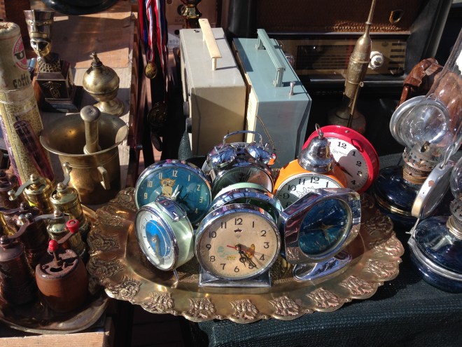 vintage clocks Tirana market